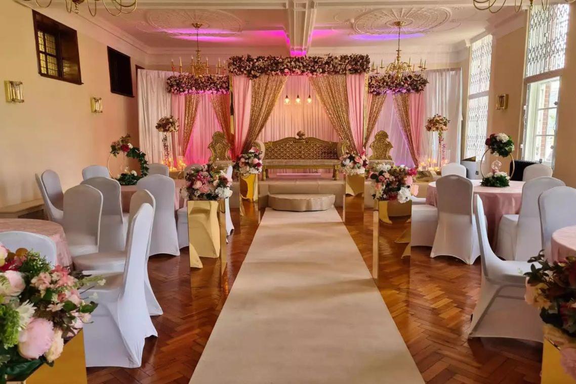 Beautiful setting for Mehndi or small wedding