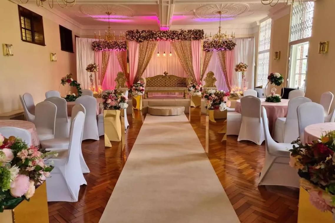 Beautiful setting for Mehndi or small wedding