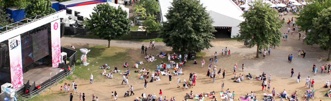 London 2012 Olympic live site in Gunmakers Field