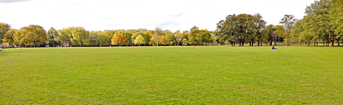 A view over the Lido Field at Victoria Park