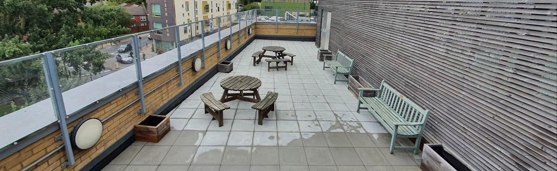 Rooftop terrace space to host your events in the warmer months