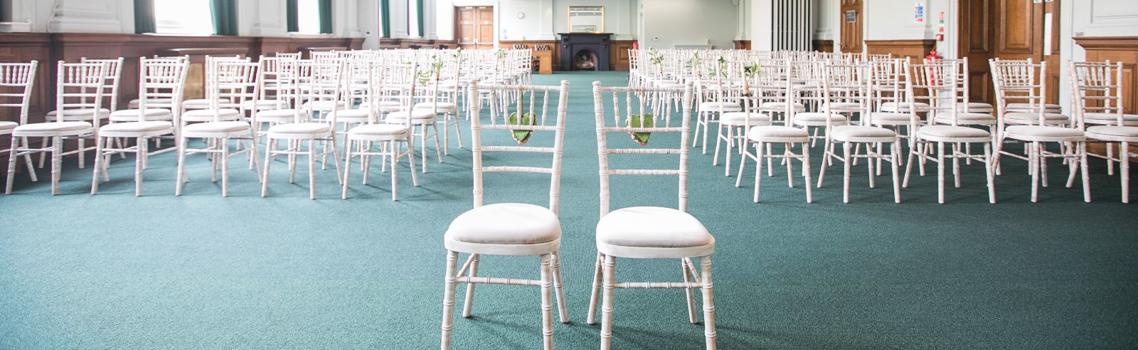 Chairs at St George's Hall