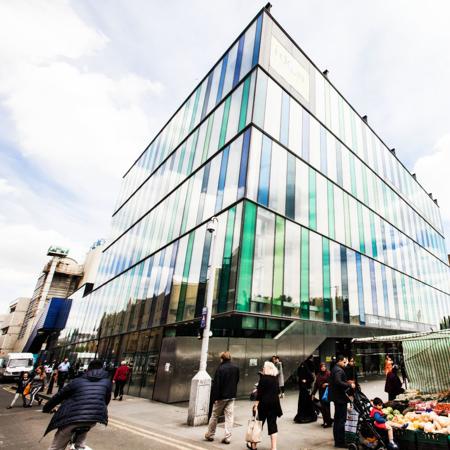 The outside view of Idea Store Whitechapel