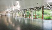 Empty interior shot of Ecology Pavilion