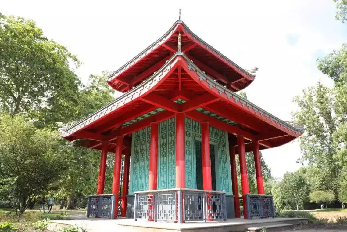 Chinese Pagoda close up