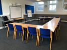 Room 103 U shape tables and chairs