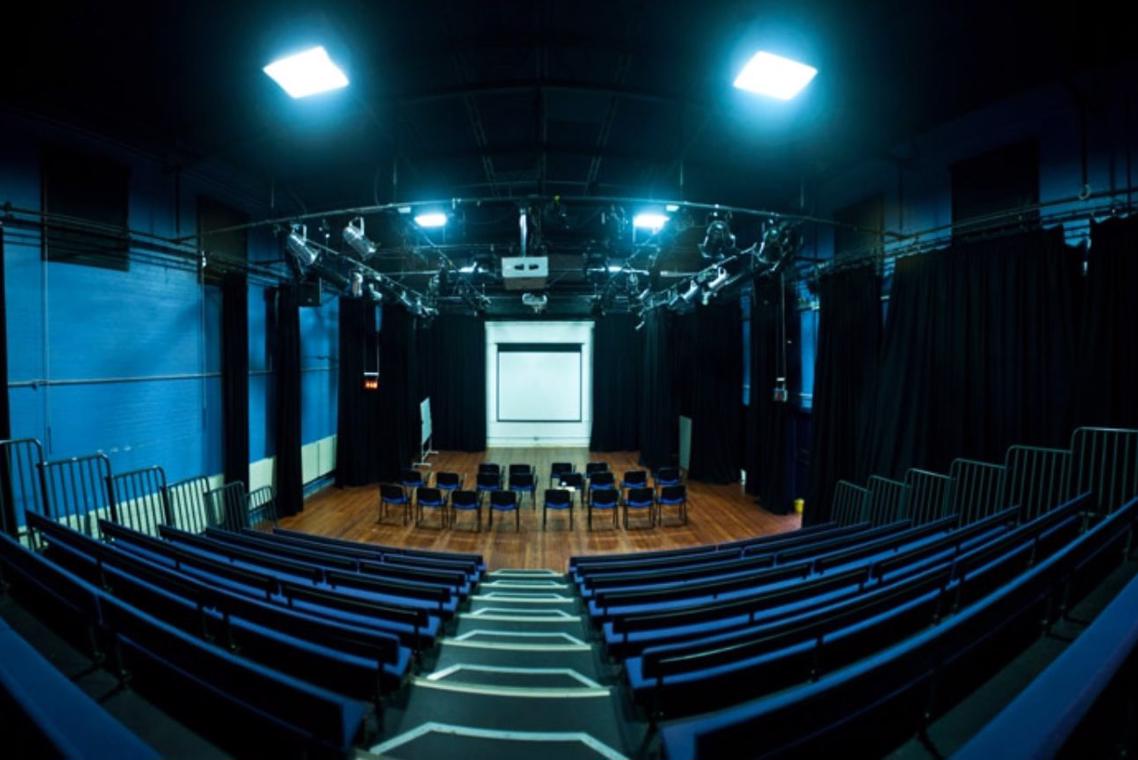 Theatre space at the Brady Centre
