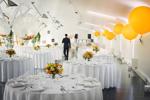 Wedding layout with balloons